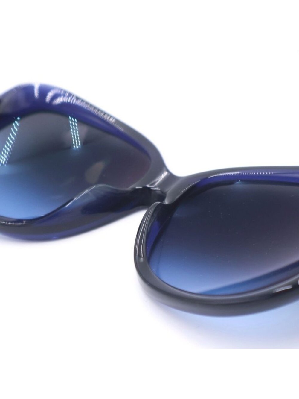 Chanel Sunglasses Camellia Navy Eyewear - Picture 5 of 6